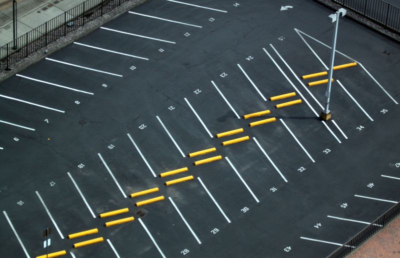 Asphalt Parking Lot Paving detail