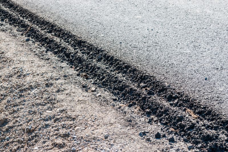 Freshly Paved Asphalt Surface