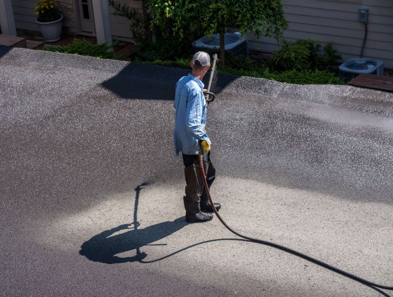 Residential Driveway with Sealcoat